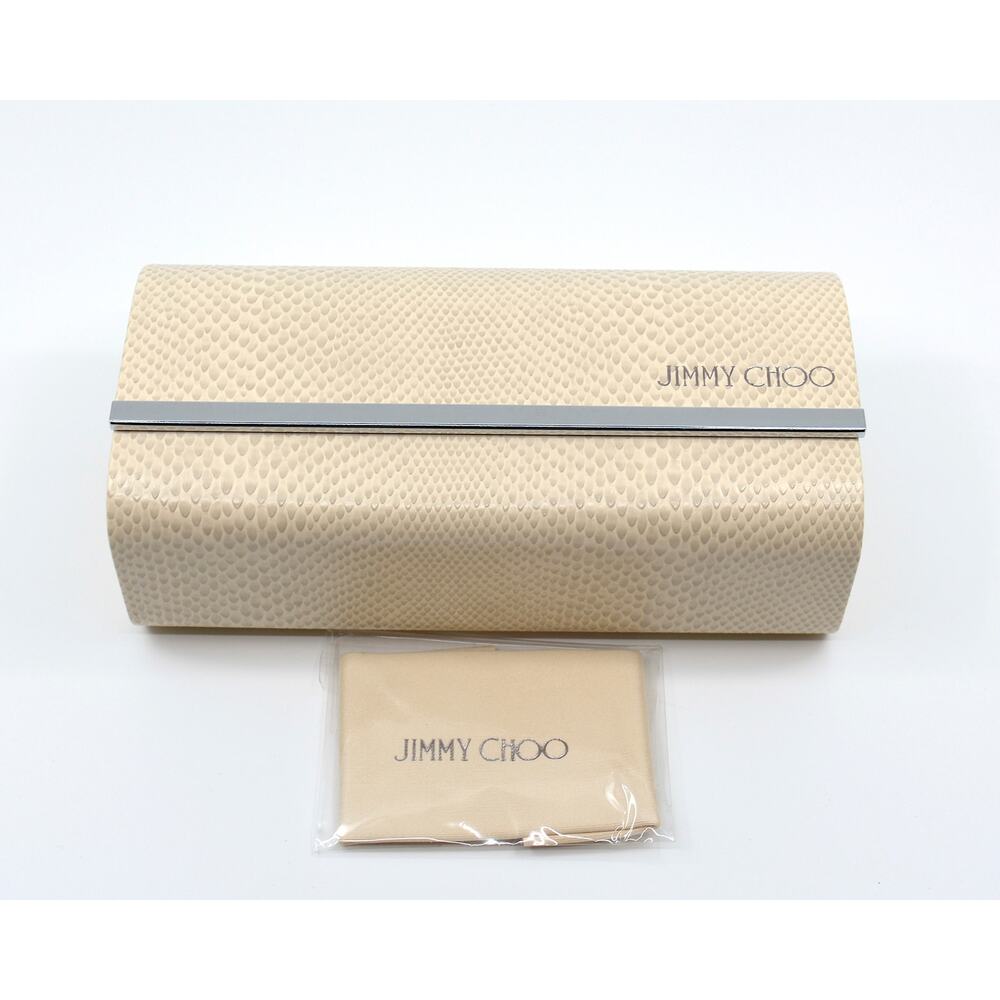NEW JIMMY CHOO RIVER/S 2M2 GOLD GREY AUTHENTIC SUNGLASSES - Picture 14 of 14